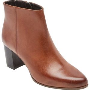 Women's Rockport Camdyn Bootie Cognac Size 8.5